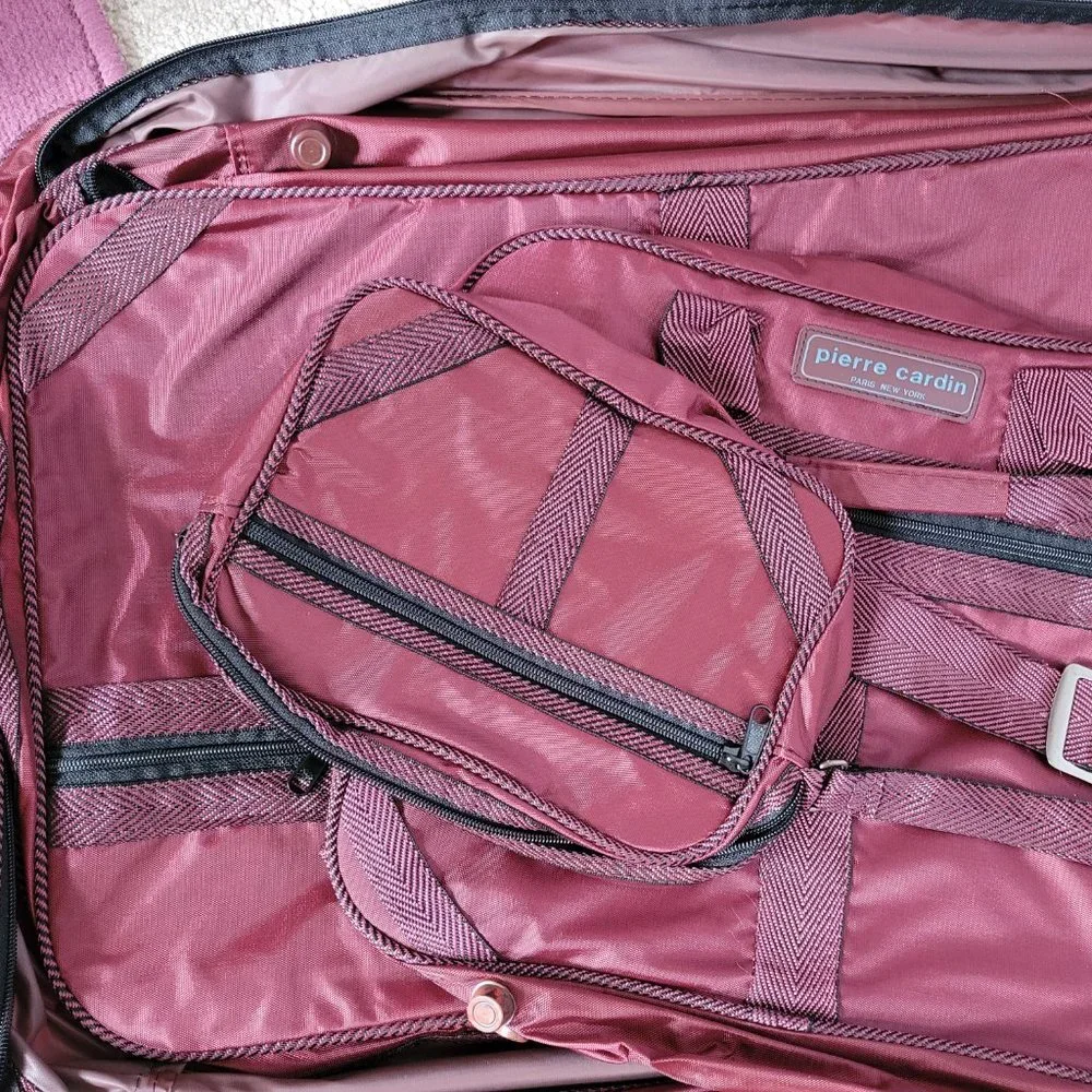 Vintage Pierre Cardin 5 piece luggage set - NEW
